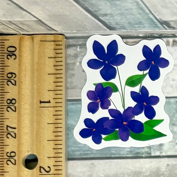 🌀10/$10🌀 Floral Flowers Plants Reusable Waterproof Vinyl Sticker Decal - Picture 1 of 1